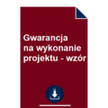 gwarancja-na-wykonanie-projektu-wzor