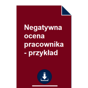 negatywna-ocena-pracownika-przyklad