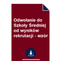 odwolanie-do-szkoly-sredniej-od-wynikow-rekrutacji-wzor