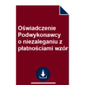 oswiadczenie-podwykonawcy-o-niezaleganiu-z-platnosciami-wzor