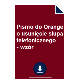 pismo-do-orange-o-usuniecie-slupa-telefonicznego-wzor