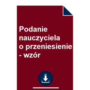 podanie-nauczyciela-o-przeniesienie-wzor