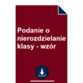 podanie-o-nierozdzielanie-klasy-wzor