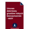 umowa-dzierzawy-gruntow-rolnych-bezczynszowa-wzor