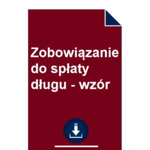 zobowiazanie-do-splaty-dlugu-wzor