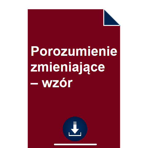 Porozumienie Zmieniaj ce Wz r POBIERZ porozumienie-zmieniaj-ce-wz-r-pobierz